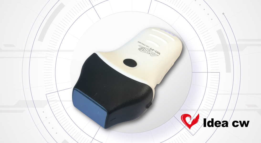 IDEAcw - Doppler Continuo Sonda ecografica wireless palmare portatile, cardio settoriale wireless ultrasound probe
