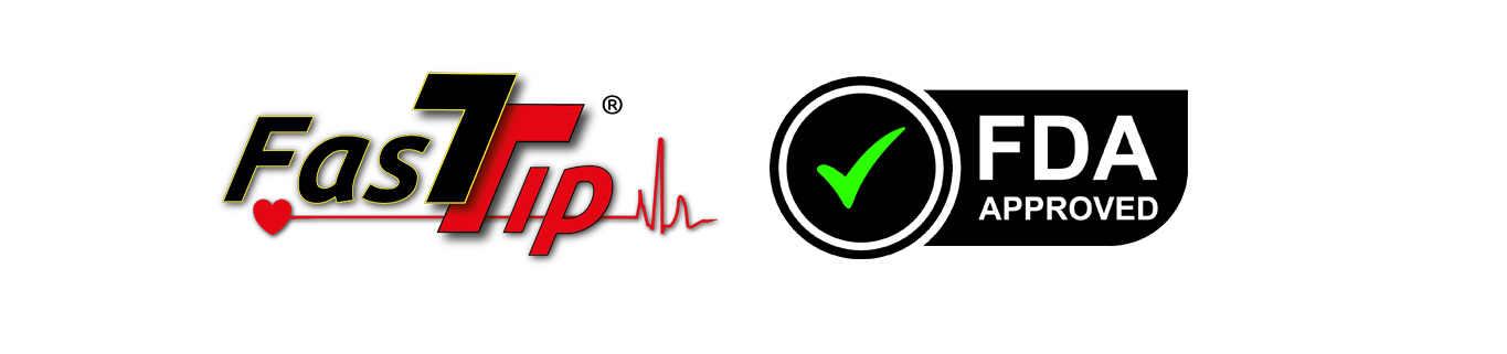 FasTip FDA UNIVERSAL STERILE DISPOSABLE ECG CABLE COLUMN OF SALINE SOLUTION